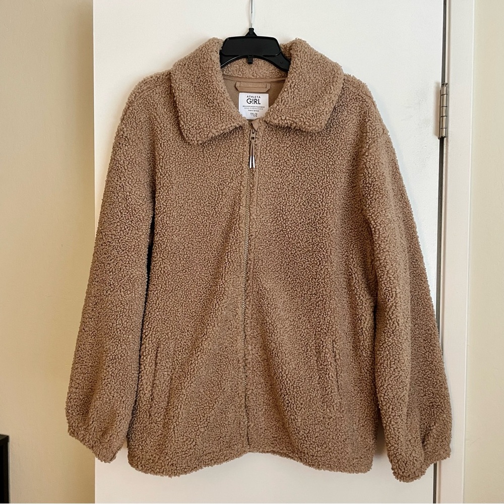 Athleta Girl Teddy Fleece Jacket NWOT